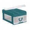 Clear Nic Nack 1 Drawer - Green