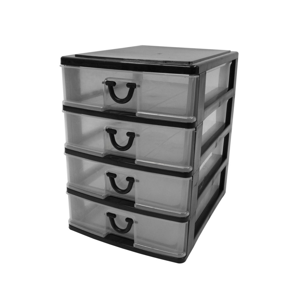 4 Drawer Desktop Organizer (model DOS4S) – Gracious Living Corporation